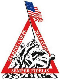 MARINE CORPS MARATHON SEMPER FIDELIS logo