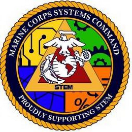 MARINE CORPS SYSTEMS COMMAND PROUDLY SUPPORTING STEM STEM logo
