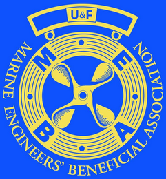 MARINE ENGINEERS' BENEFICIAL ASSOCIATION M.E.B.A. U&F logo