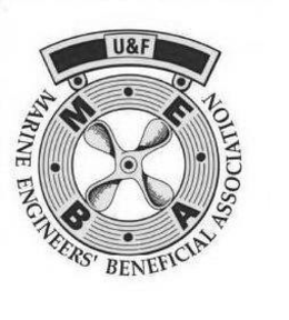 MARINE ENGINEERS' BENEFICIAL ASSOCIATION MEBA U&F logo