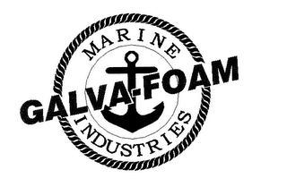 MARINE GALAVA-FOAM INDUSTRIES AND DESIGN logo