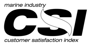 MARINE INDUSTRY CSI CUSTOMER SATISFACTION INDEX logo