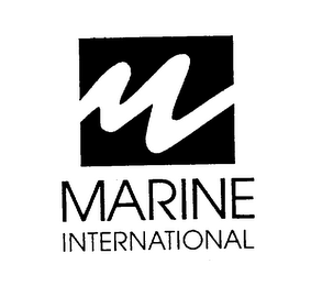 MARINE INTERNATIONAL logo