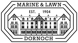 MARINE & LAWN EST. 1904 DORNOCH logo