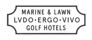 MARINE & LAWN LUDO·ERGO·VIVO GOLF HOTELS logo