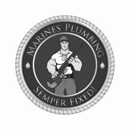 MARINES PLUMBING SEMPER FIXED! logo