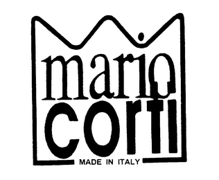 MARIO CORTI MADE IN ITALY logo