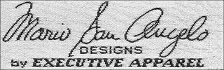 MARIO SAN ANGELO DESIGNS BY EXECUTIVE APPAREL logo