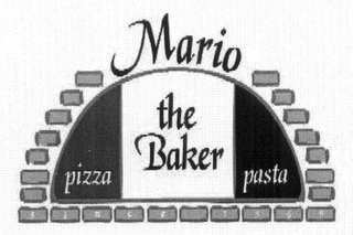 MARIO THE BAKER PIZZA PASTA SINCE 1969 logo