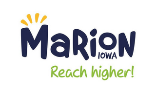MARION IOWA REACH HIGHER! logo
