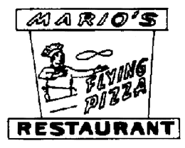 MARIO'S FLYING PIZZA RESTAURANT logo