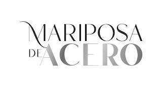 MARIPOSA DE ACERO logo