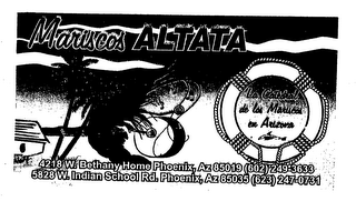 MARISCOS ALTATA LA CATEDRAL DE LOS MARISCOS EN ARIZONA logo