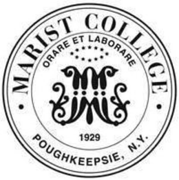 MARIST COLLEGE POUGHKEEPSIE, N.Y. ORARE ET LABORARE M 1929 logo