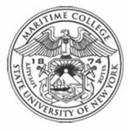 MARITIME COLLEGE STATE UNIVERSITY OF NEW YORK LOYALTY VALOR 1874 logo