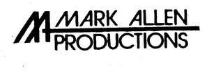 MARK ALLEN PRODUCTIONS logo