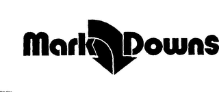 MARK DOWNS logo
