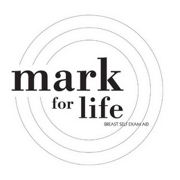 MARK FOR LIFE BREAST SELF EXAM AID logo