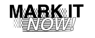 MARK IT NOW! logo