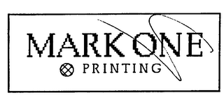 MARK ONE PRINTING logo