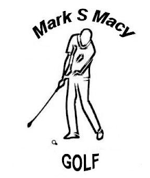 MARK S MACY GOLF logo