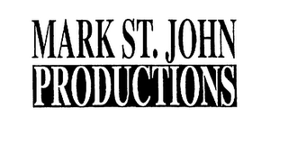 MARK ST. JOHN PRODUCTIONS logo