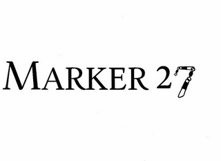 MARKER 27 logo