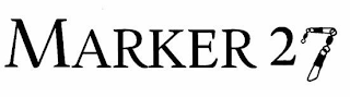 MARKER 27 logo