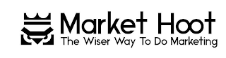 MARKET HOOT THE WISER WAY TO DO MARKETING logo