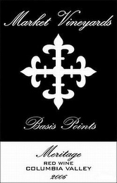 MARKET VINEYARDS BASIS POINTS MERITAGE RED WINE COLUMBIA VALLEY 2006 logo