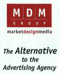 MARKETDESIGNMEDIA THE ALTERNATIVE TO THE ADVERTISING AGENCY logo