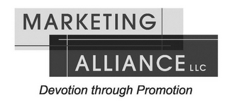 MARKETING ALLIANCE LLC DEVOTION THROUGH PROMOTION logo