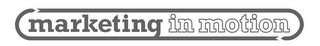 MARKETING IN MOTION logo