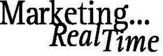 MARKETING . . . REAL TIME logo