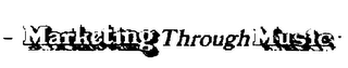 MARKETING THROUGH MUSIC logo