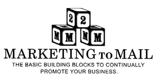 MARKETING TO MAIL THE BASIC BUILDING BLOCKS TO CONTINUALLY PROMOTE YOUR BUSINESS. M 2 M logo