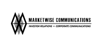 MARKETWISE COMMUNICATIONS INVESTOR RELATIONS · CORPORATE COMMUNICATIONS logo