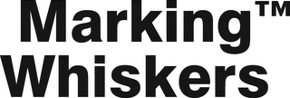 MARKING WHISKERS logo
