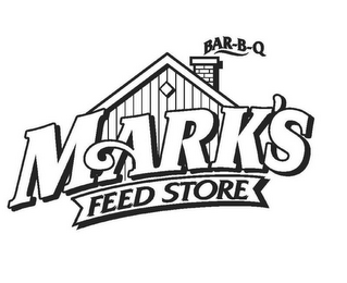 MARK'S FEED STORE BAR-B-Q logo
