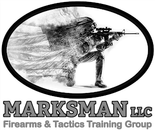 MARKSMAN LLC FIREARMS & TACTICS TRAINING GROUP logo