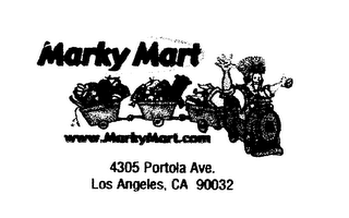 MARKY MART WWW.MARKYMART.COM 403 PORTOLA AVE LOS ANGELES, CA 90032 logo
