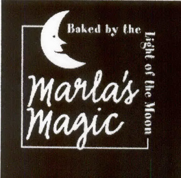 MARLA'S MAGIC BAKED BY THE LIGHT OF THE MOON logo