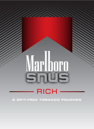 MARLBORO SNUS RICH 6 SPIT-FREE TOBACCO POUCHES logo
