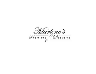 MARLENE'S PREMIERE DESSERTS logo