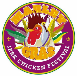 MARLEY GRAS JERK CHICKEN FESTIVAL logo