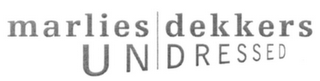 MARLIES DEKKERS UNDRESSES logo