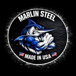 MARLIN STEEL MADE IN USA logo