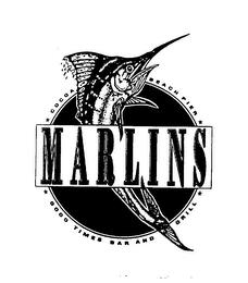 MARLINS GOOD TIMES BAR AND GRILL COCOA BEACH PIER logo