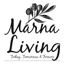 MARNA LIVING TODAY, TOMORROW & FOREVER logo