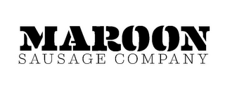 MAROON SAUSAGE COMPANY logo